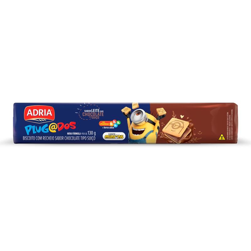 BISC-RECH-ADRIA-130G-QUAD-PLUGADOS-CHOC