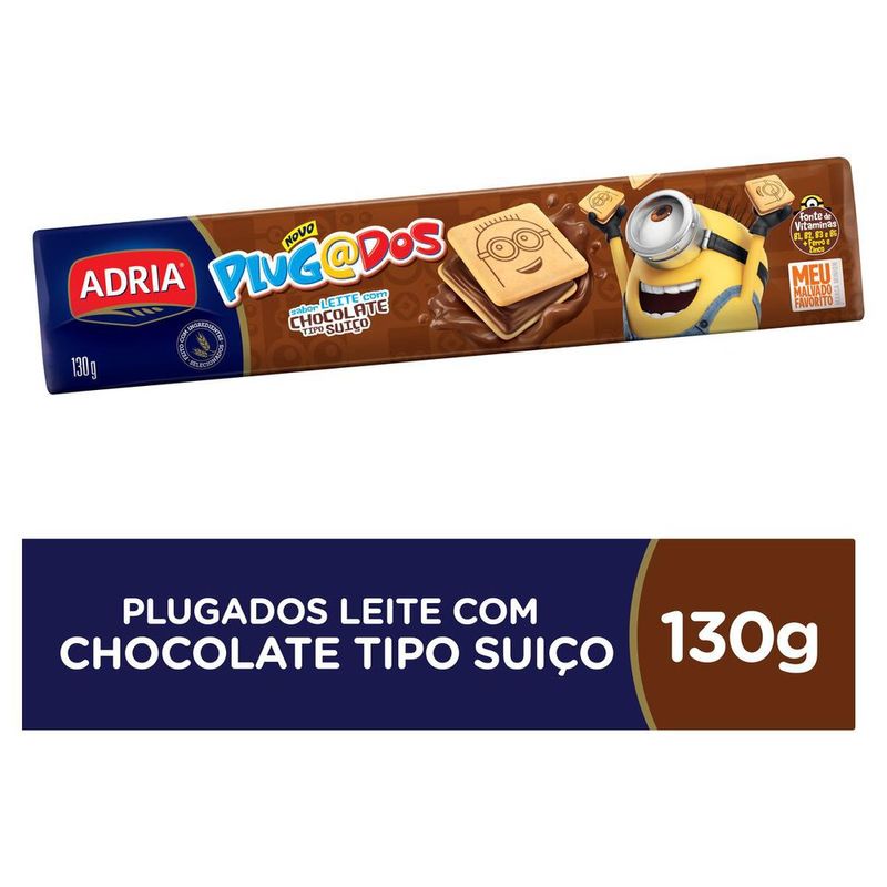 BISC-RECH-ADRIA-130G-QUAD-PLUGADOS-CHOC