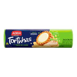 Biscoito Recheio Torta de Limão Adria Tortinhas Pacote 140g