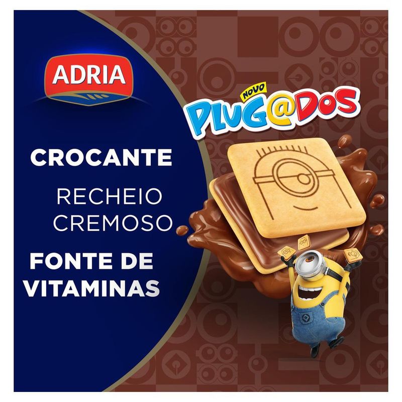 BISC-RECH-ADRIA-130G-QUAD-PLUGADOS-CHOC