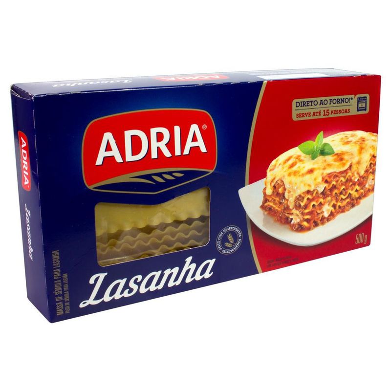 MASS-LASANHA-ADRIA-500G