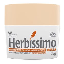 Desodorante creme Herbíssimo Vanilla 55g