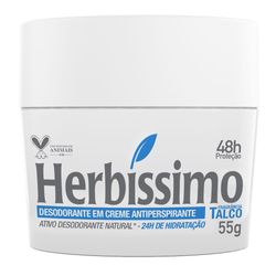 Desodorante creme Herbíssimo Talco 55g