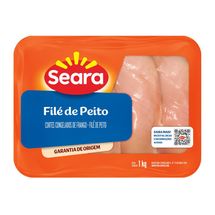 Filé de peito bandeja Seara 1kg