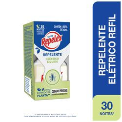 Inseticida Elétrico Líquido Repelex 30 Noites Refil 40ml