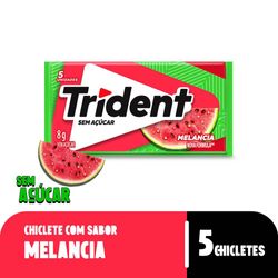 Goma de Mascar Trident Melancia Sem Açúcar 8g
