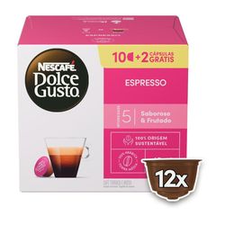 Café em Cápsula Nescafé Dolce Gusto Café Espresso Leve 12 Pague 10 72g