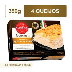 Lasanha quatro queijos Seara Gourmet 350g