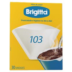 Filtro Papel Brigitta 103 Com 30 unidades