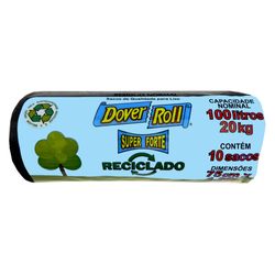 Saco de Lixo Dover Roll Reciclado com 10 unidades