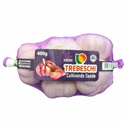 Alho Roxo Trebeschi 400g Pacote
