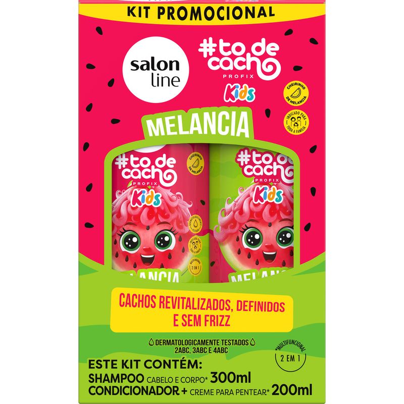 SH-300ML-COND-200ML-SALON-LINE-KIDS-MELANCIA