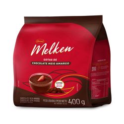 Chocolate Melken Gotas Meio Amargo 400g