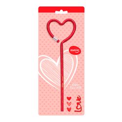Lápis Preto Molin Love Heart Face Com 1 unidade
