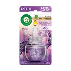 Difusor Elétrico Bom Ar Lavanda e Gerânio Refil 16ml