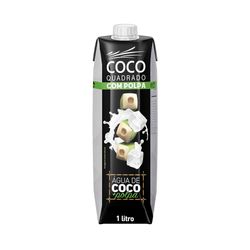 Água de Coco Quadrado Polpa 1 Litro