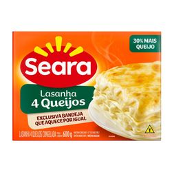 Lasanha 4 queijos Seara 600g