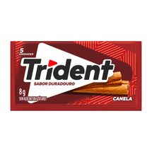 Goma Mascar Trident Sem Açúcar Canela 8g/p
