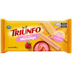 Biscoito Wafer Triunfo Morango 105g