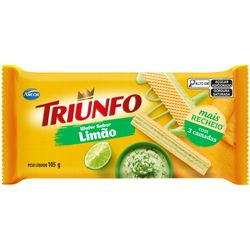 Biscoito Wafer Triunfo Limão 105g