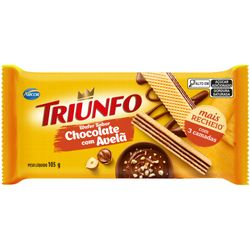 Biscoito Wafer Triunfo 105g Choco Avelã