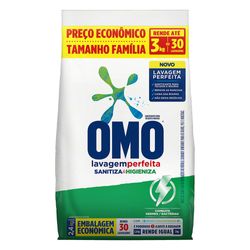 Lava Roupa Pó Sanit Omo Lavagem Perfeita2,4 Kg
