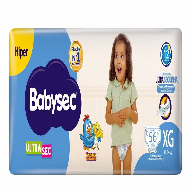 FRALDA-BABYSEC-ULTRA-HIPER-C-56-XG