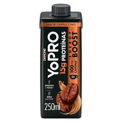 Bebida Láctea Yopro 15g Proteína Cappuccino 250ml