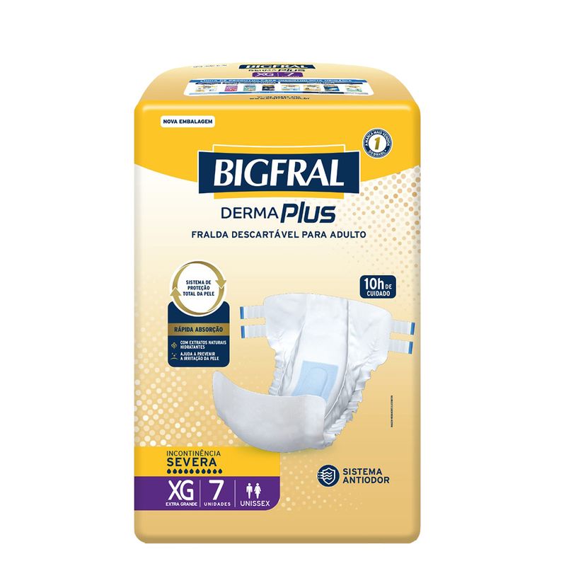FRALDA-INCON-BIGFRAL-DERMA-PLUS-C-7-XG
