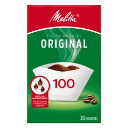 Filtro de papel Melitta 100 Com 30 unidades
