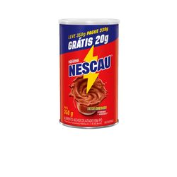Achocolatado Pó Nescau Leve 350g Pague 330g