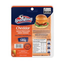 Queijo Cheddar Ipanema Fatiado 140g