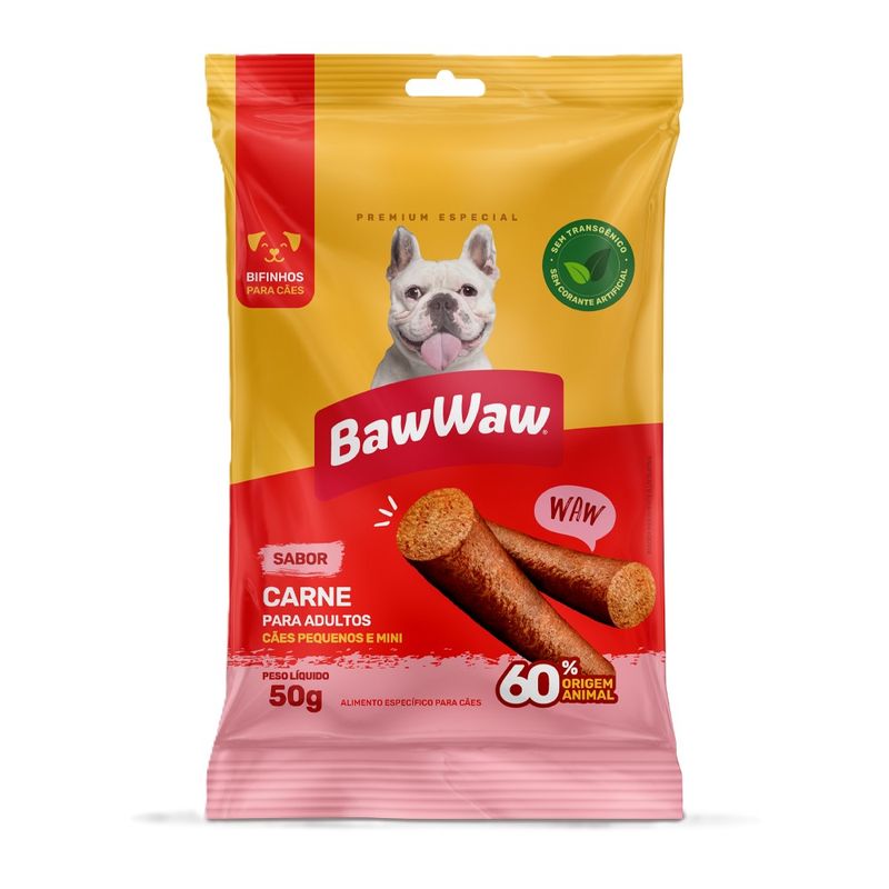 ALIM-CAO-PEQ-PORTE-BAW-WAW-50G-BIFINHO-CARNE