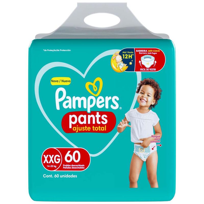 FRALDA-PAMPERS-PANTS-AJUST-TOT-C-60-XXG