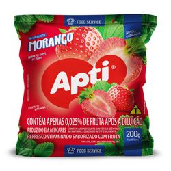 Refresco Em Pó Apti Morango 200G