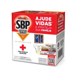 Repelente Eletrico Líquido SBP Aparelho + Refil 35ml Cruz Vermelha