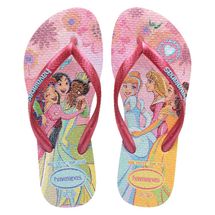 Sandalia Havaianas Feminino Infantil Slim Rosa Princesa 29/30