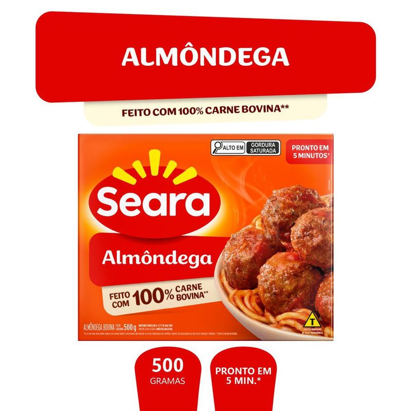 ALMONDEGA-SEARA-500G