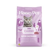Alimento Gato Castrado Honey Pet Carne 900g