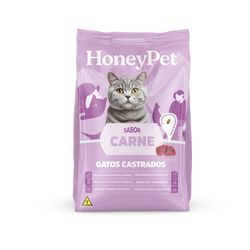 Alimento Gato Castrado Honey Pet Carne 900g