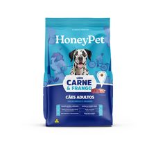 Alimento Cão Adulto Honey Pet Raça Méida Grande Carne e Frango 15Kg