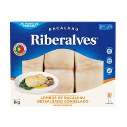 Bacalhau Porto Morhua Riber Alves Lombo 1Kg