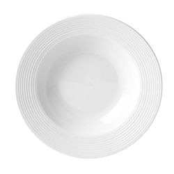 Prato Fundo Porcelana Brizzard Branco 22,5cm