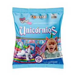 PPirulito Pop Tattoo Florestal Mini Unicórnios 200g