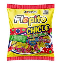 Pirulito Florestal Flopito Chicle Azedinho Sortido 500g