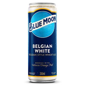 Cerveja Blue Moon Belgian White Lata Sleek 350ml