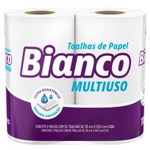 Toalha De Papel Bianco Com 2 unidades
