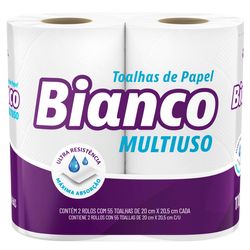 Toalha De Papel Bianco Com 2 unidades