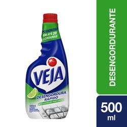 Desengordurante Spray Veja Cozinha Limão 500ml Refil