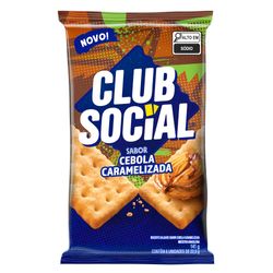 Biscoito Salgado Club Social Cebola Caramelizada 141g